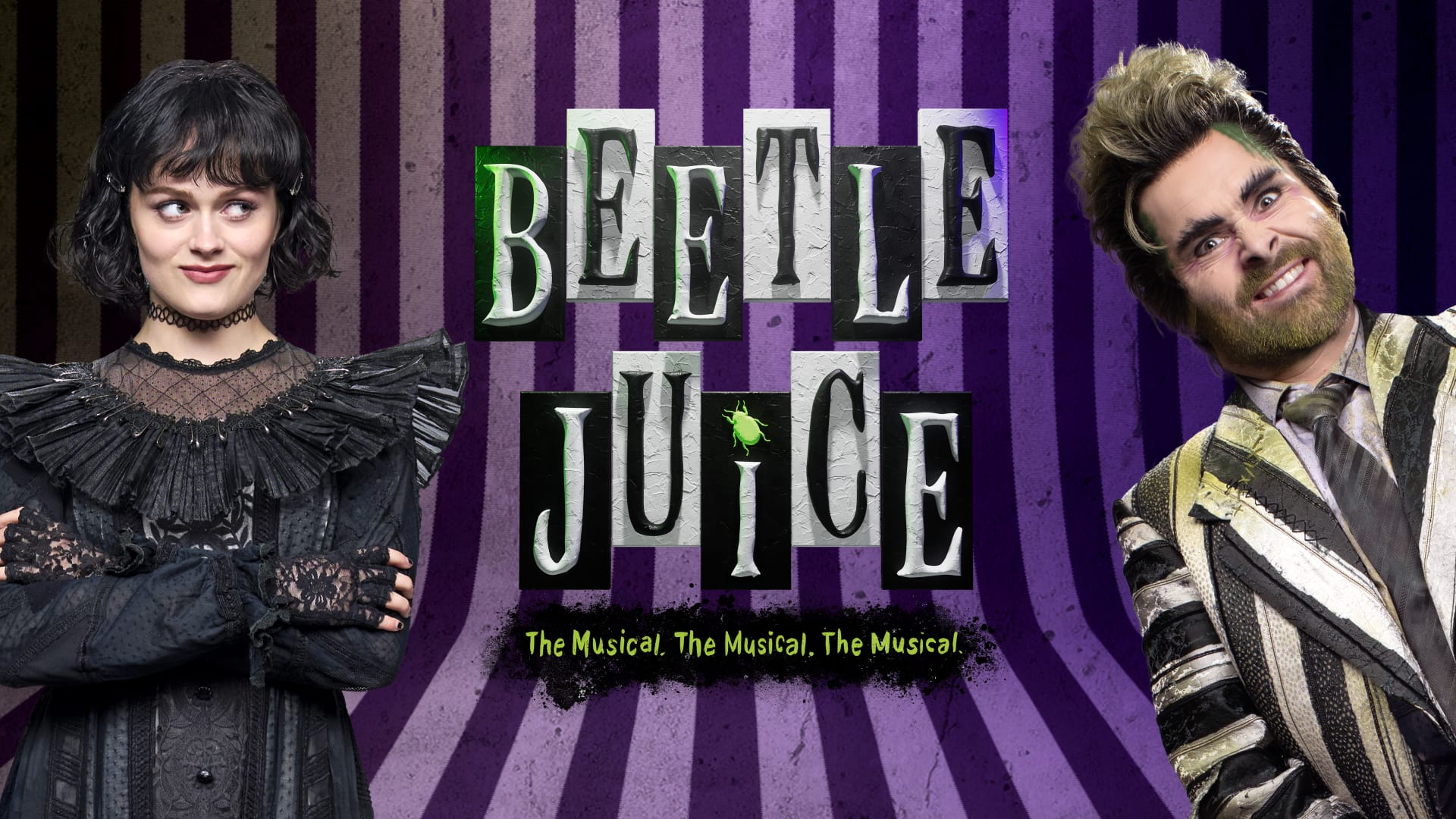 Beetlejuice artwork featuring David Fynn and Hannah Nordberg