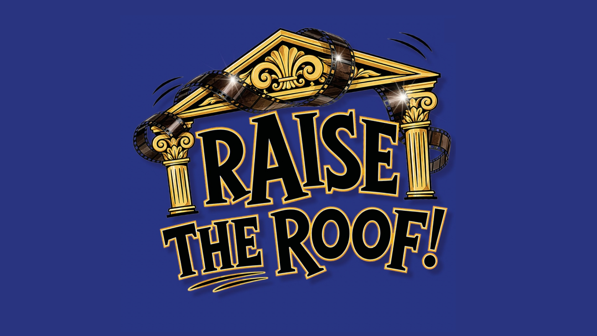 Raise the Roof artwork on a blue background