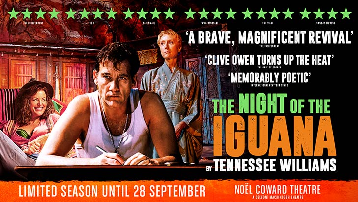 The Night of the Iguana at Noël Coward Theatre