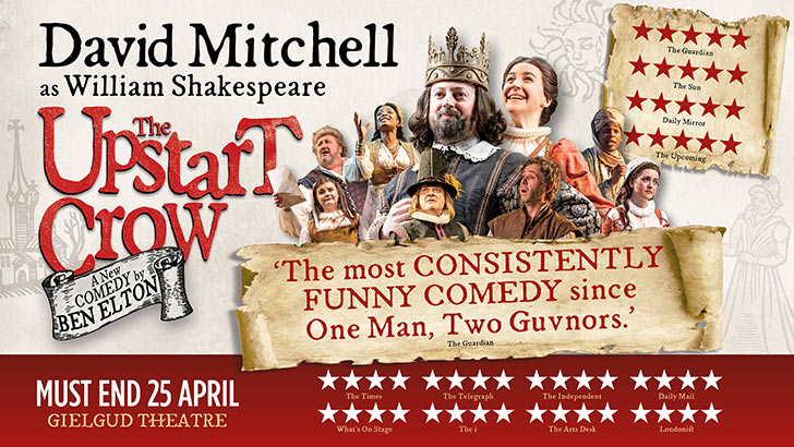 Upstart Crow at Gielgud Theatre Video poster artwork