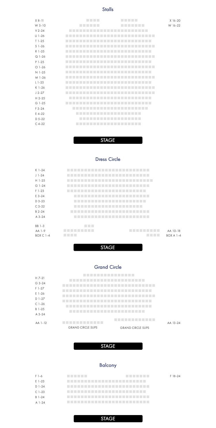 Lyttelton Theatre Seating Chart