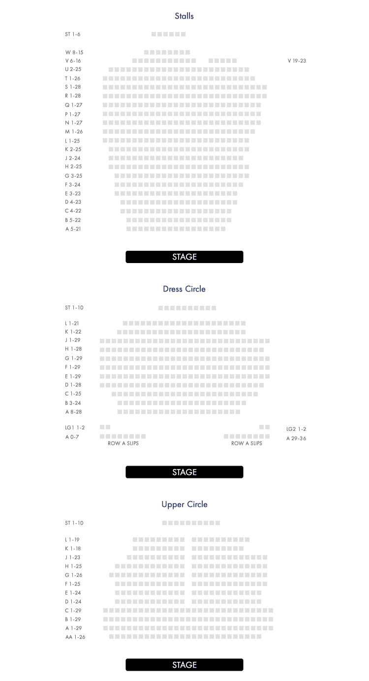 Les Misérables Seating Plan at Queen Les Misérables Seating Plan at Queen