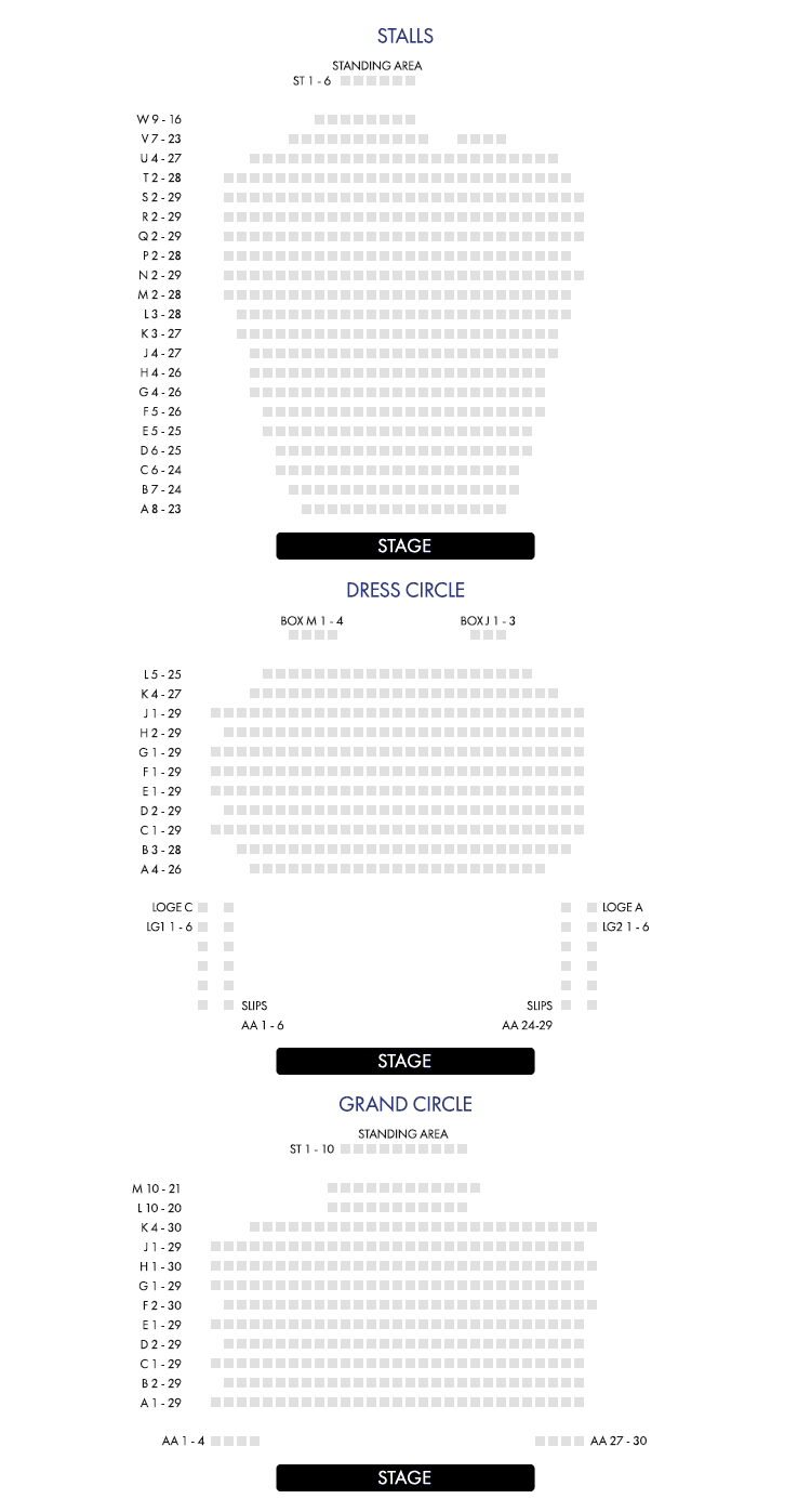 Sondheim Theater Seating Chart