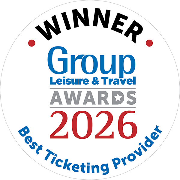 Winner - Group Leisure & Travel awards 2026 - Best ticketing provider