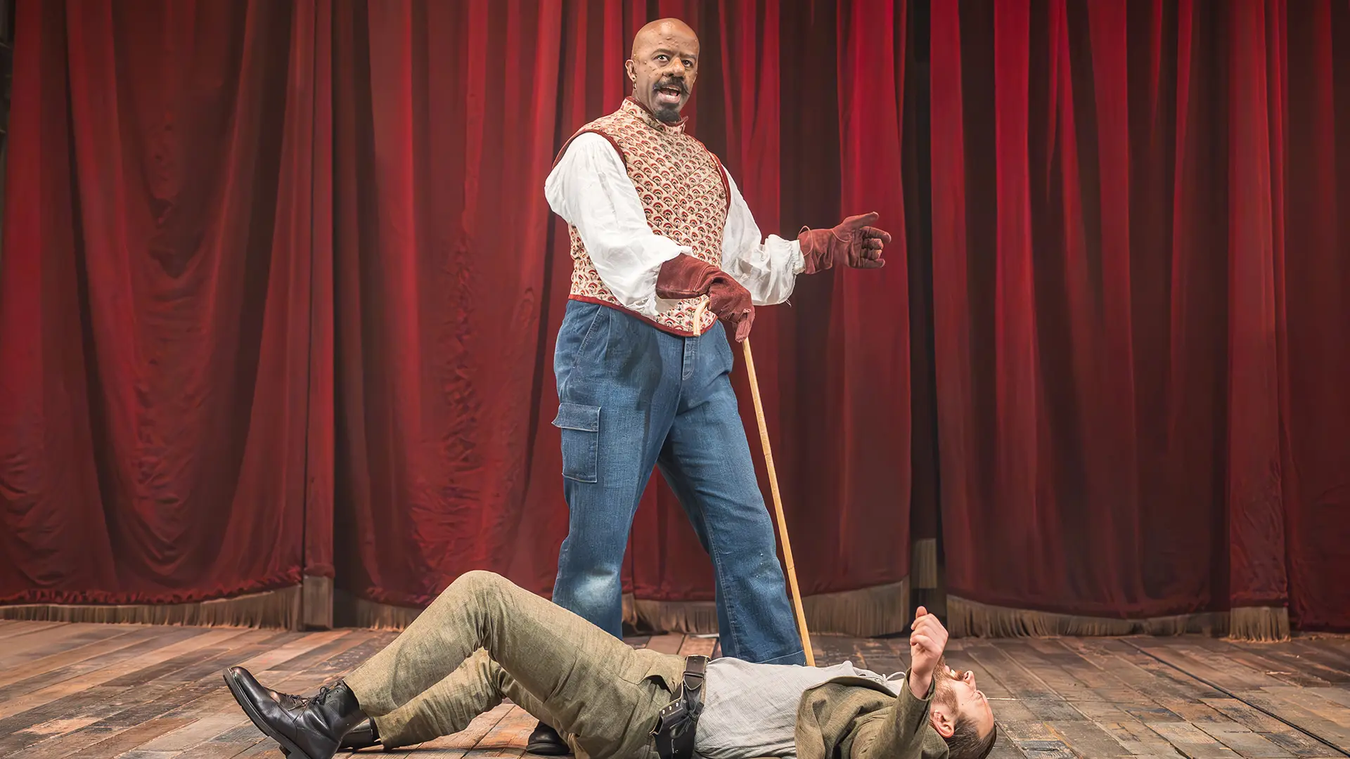 Cyrano de Bergerac production cast. Photography by Marc Brenner