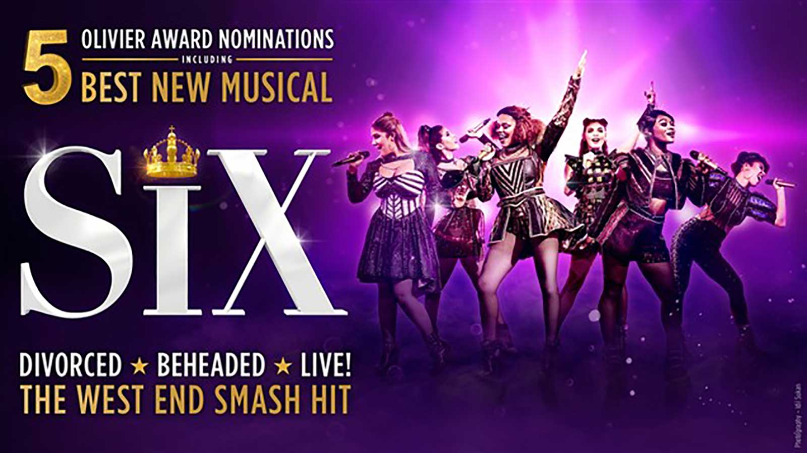 six the musical landscape poster