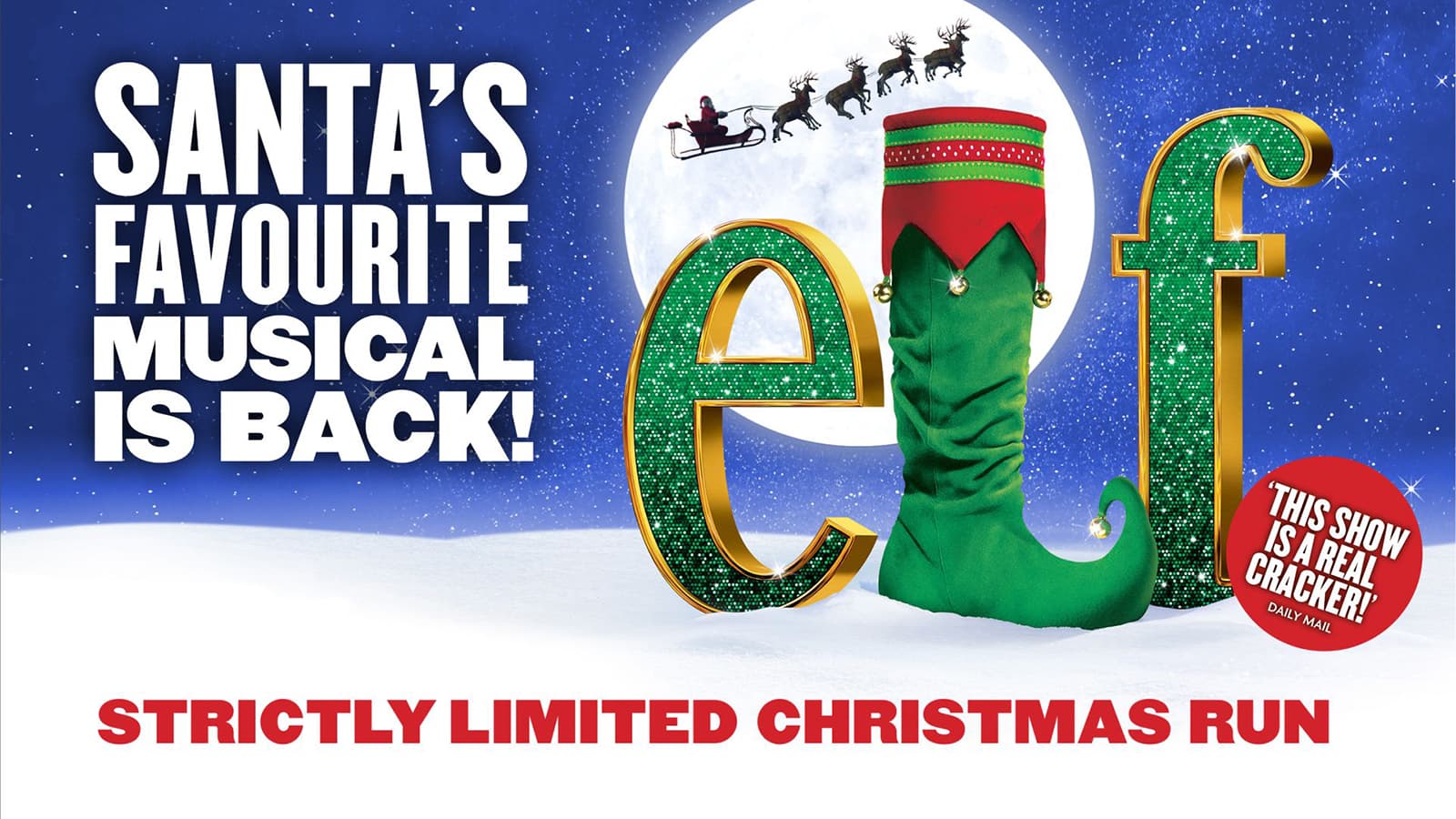 elf the musical landscape poster
