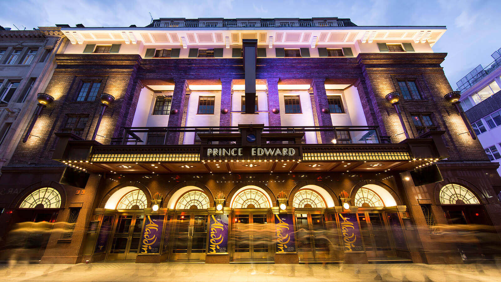 Prince Edward Theatre exterior front view