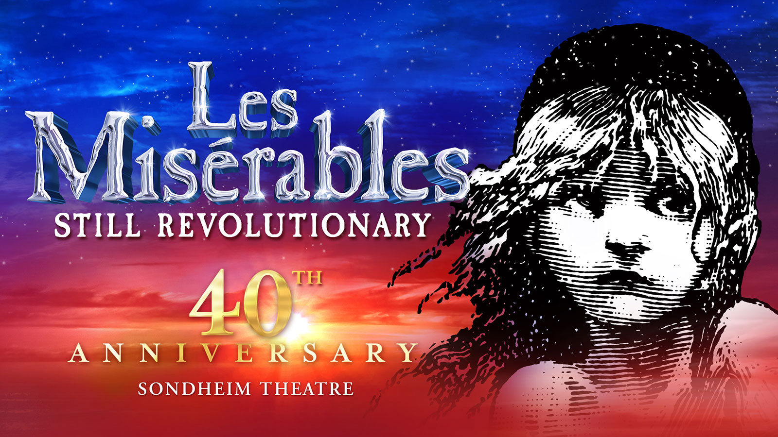 Les Misérables 40th Anniversary Charity Gala poster