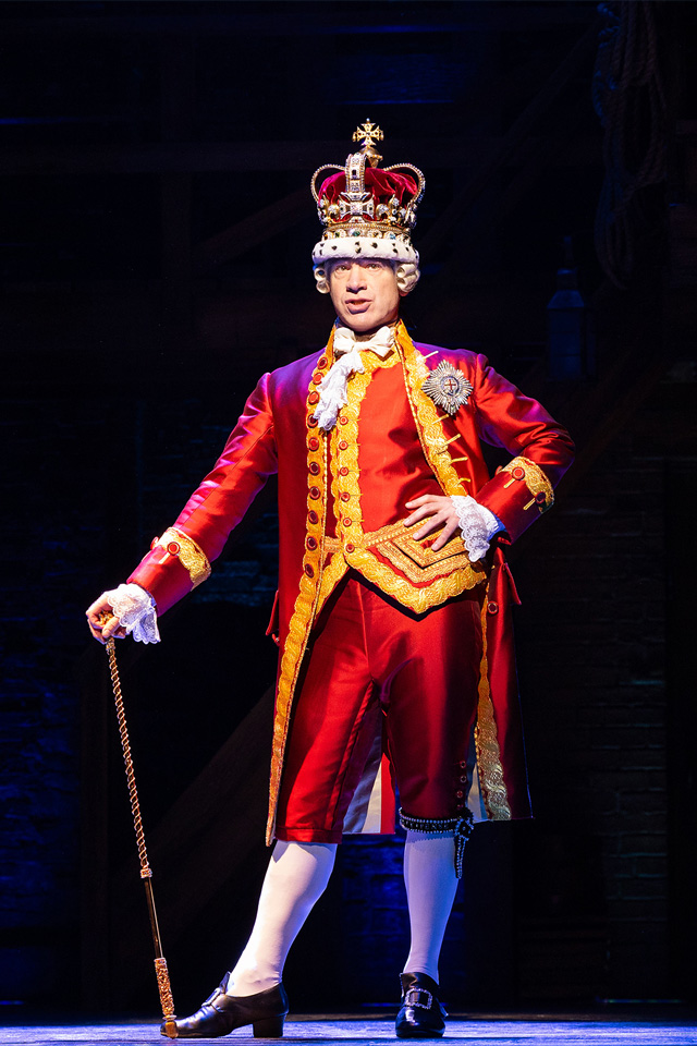 Hamilton London Cast. Production photography by Danny Kaan.