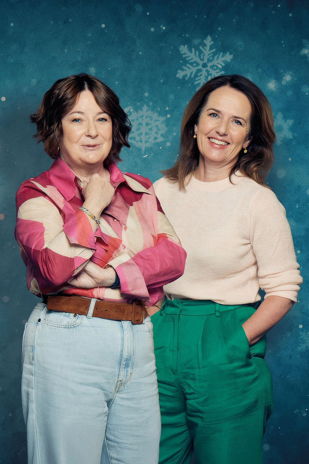 A Festive Evening with Jane Garvey and Fi Glover production shot