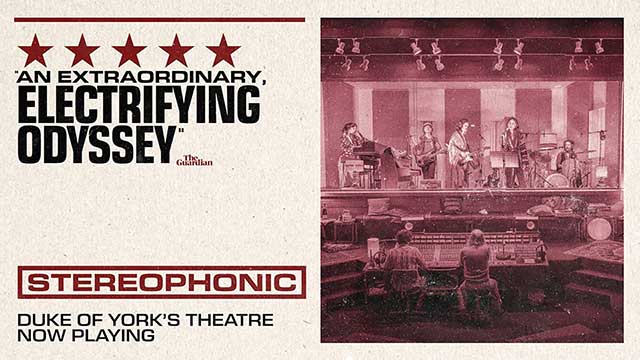 Stereophonic production shot