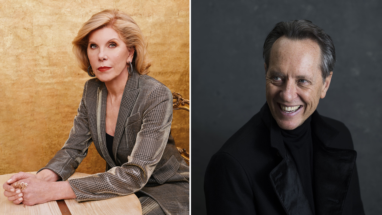 Christine Baranski and Richard E. Grant headshots