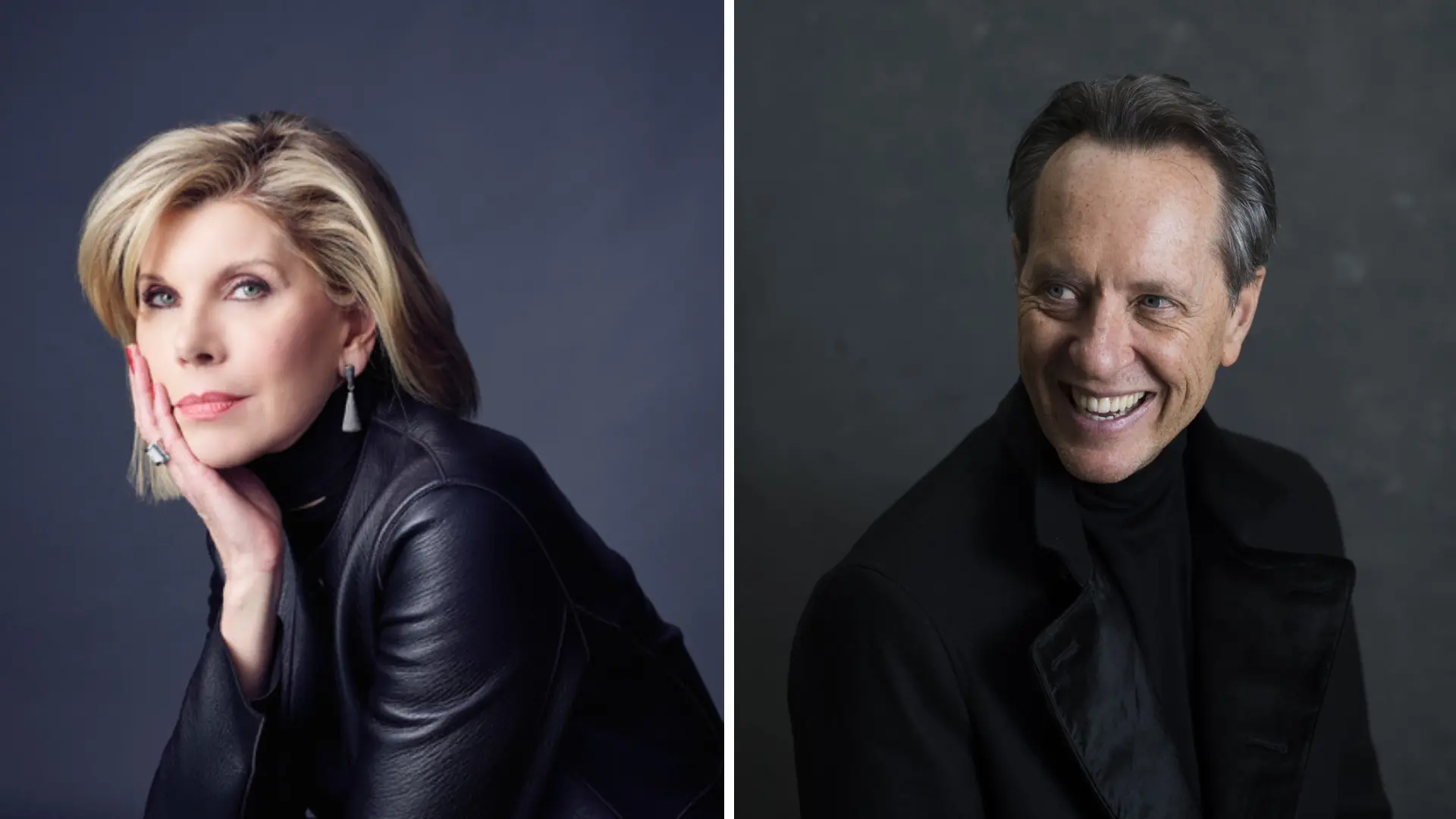 Christine Baranski & Richard E. Grant headshots